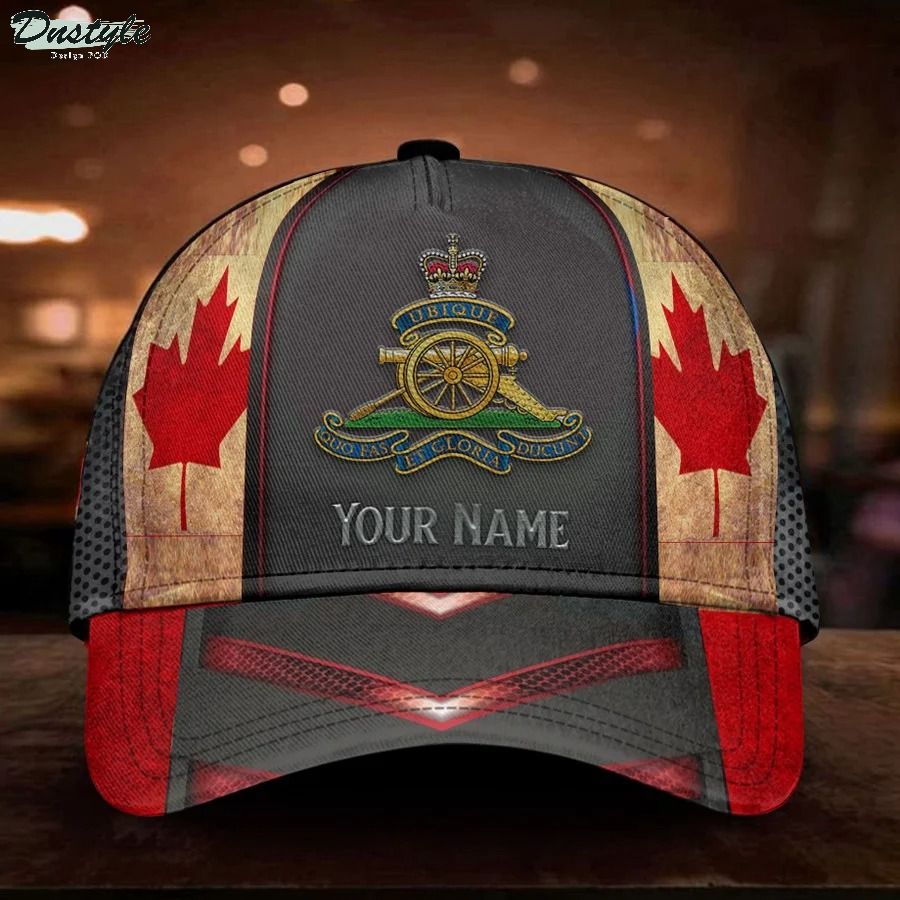 Royal Canadian Artillery Custom Name Classic Cap