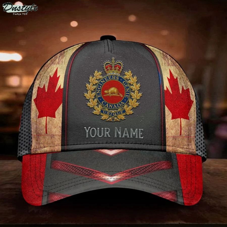Royal Canadian Engineers Custom Name Classic Cap