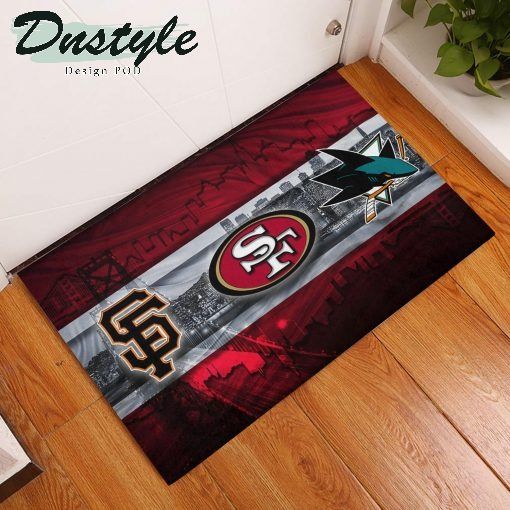 San Francisco Sports Teams Doormat 1
