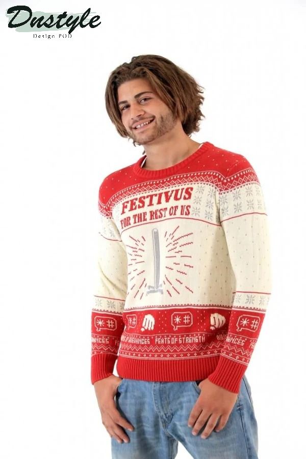 Seinfeld Festivus For The Rest Of Us Pole Ugly Christmas Sweater 2