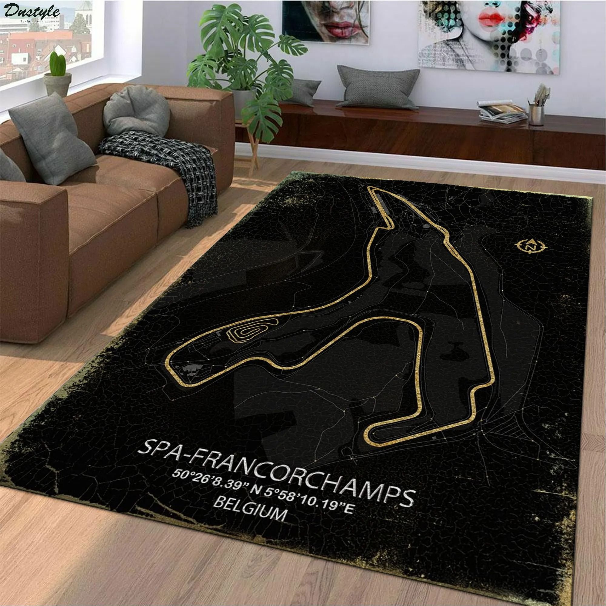Spa-francorchamps belgium f1 track rug