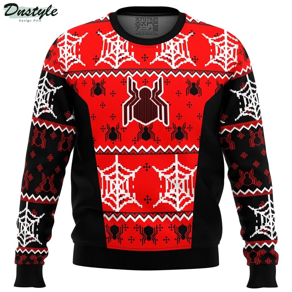 Spiderman Uniform Ugly Christmas Sweater