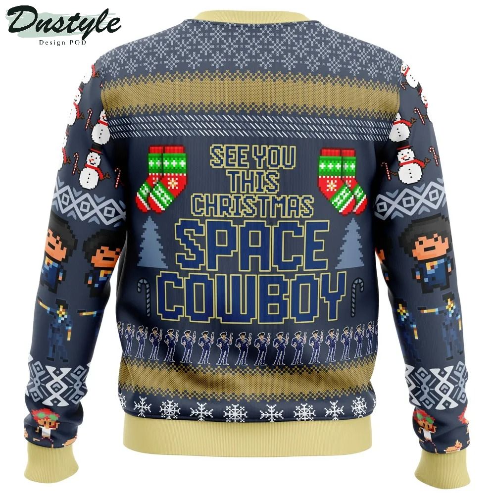 Spike Spiegel Cowboy Bebop Ugly Christmas Sweater 1