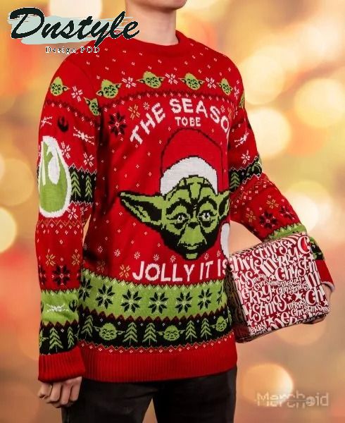 Star Wars The Season To Be Jolly It Is Ugly Christmas Sweater 1