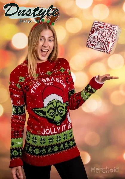 Star Wars The Season To Be Jolly It Is Ugly Christmas Sweater 2