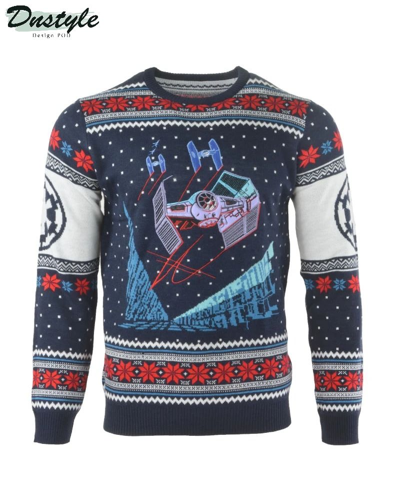 Star Wars Tie Fighter Battle Of Yavin Ugly Christmas Sweater