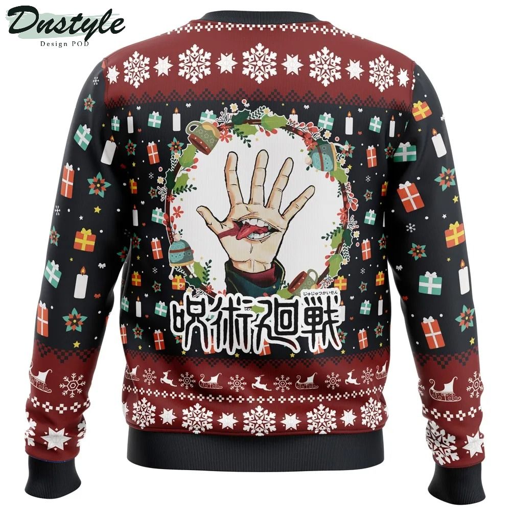 Sukuna Christmas Jujutsu Kaisen Ugly Christmas Sweater 2