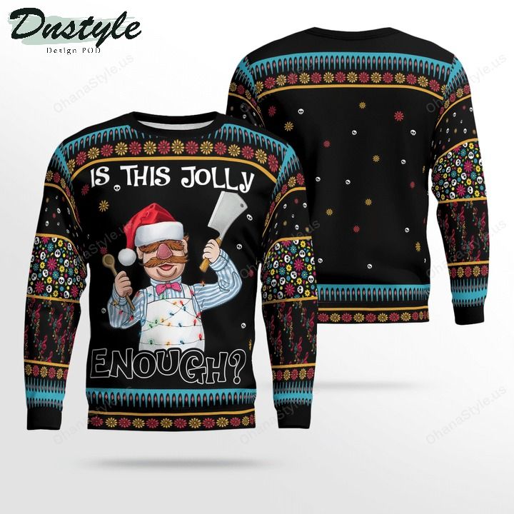 Swedish chef muppet is this jolly enough ugly christmas sweater