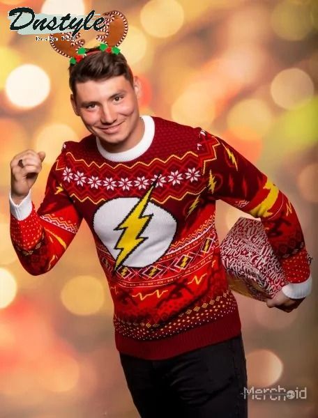 The Flash ugly christmas sweater 1