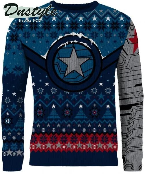 The Winter Soldier Star Of Bucky Ugly Christmas Sweater