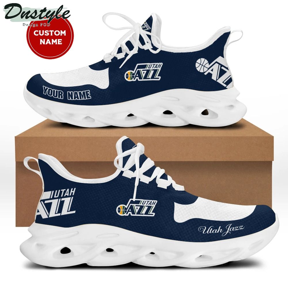 Utah jazz NBA custom name max soul sneaker