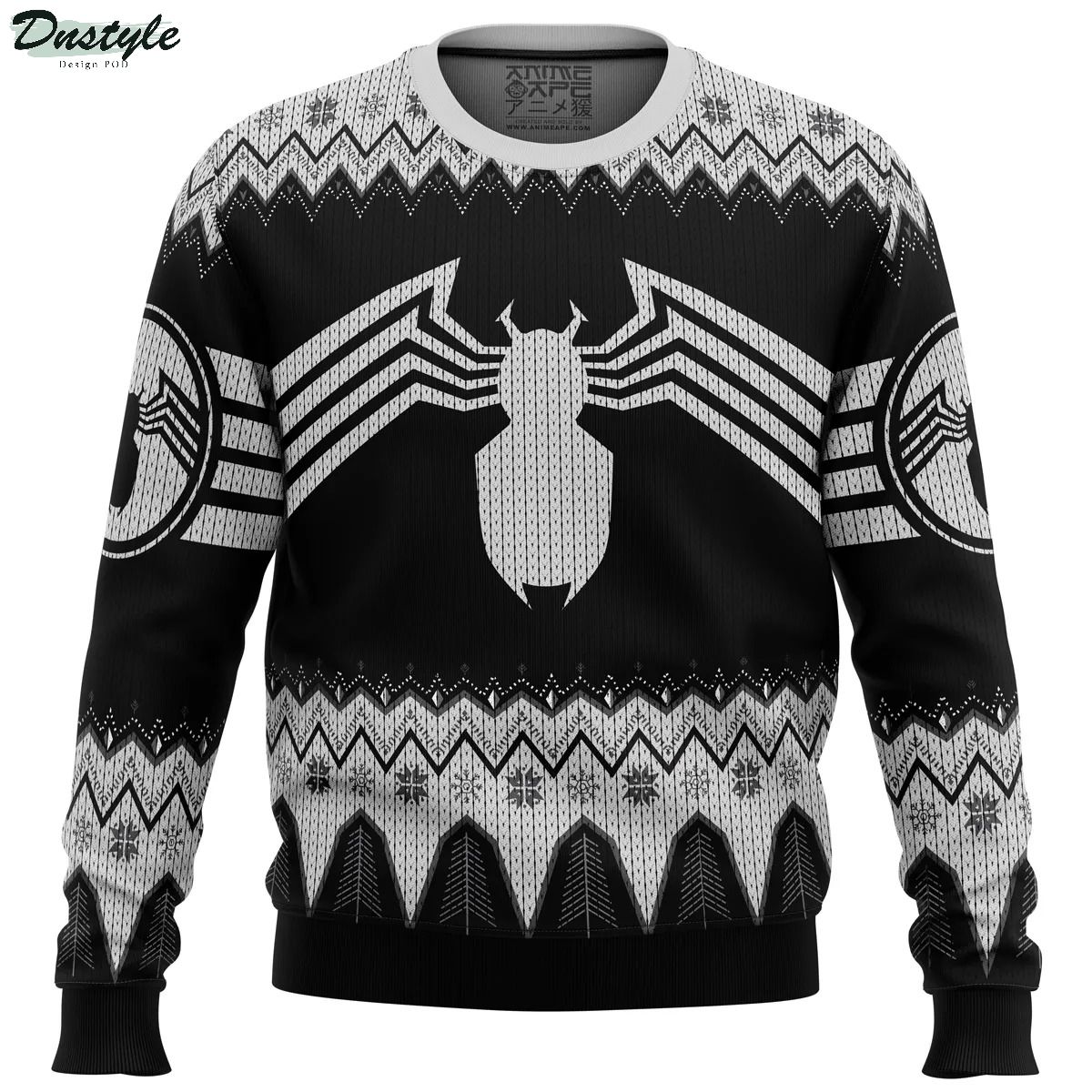 Venom Marvel Venom Symbol Ugly Christmas Sweater
