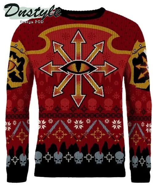 Warhammer 40000 Chaos Reigns Khorne Ugly Christmas Sweater
