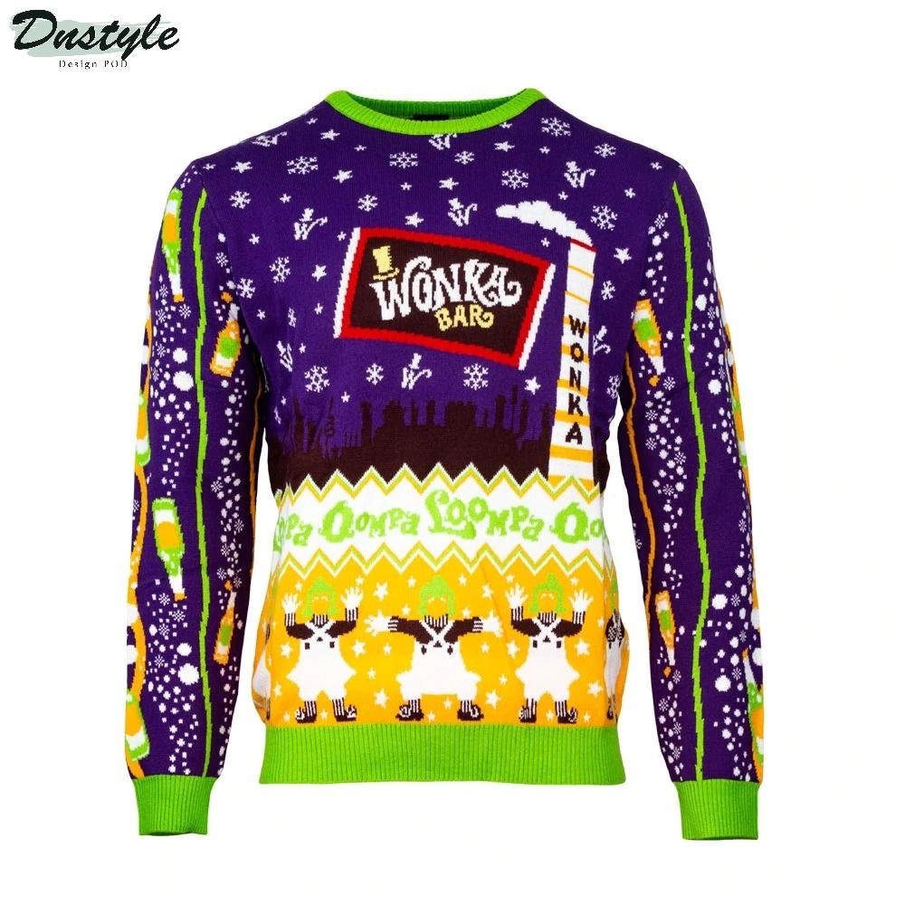Willy Wonka And The Chocolate Factory Ugly Sweater