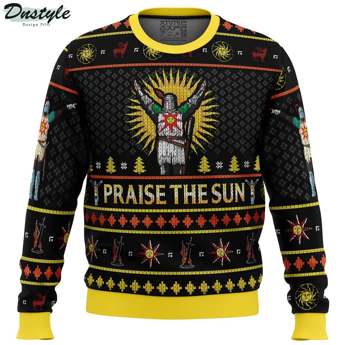 Dark Souls Praise the Sun Ugly Christmas Sweater