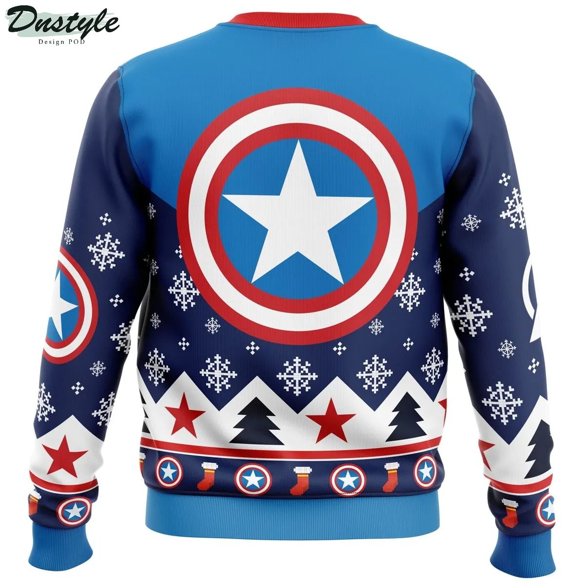 Captain America Ugly Christmas Sweater 2