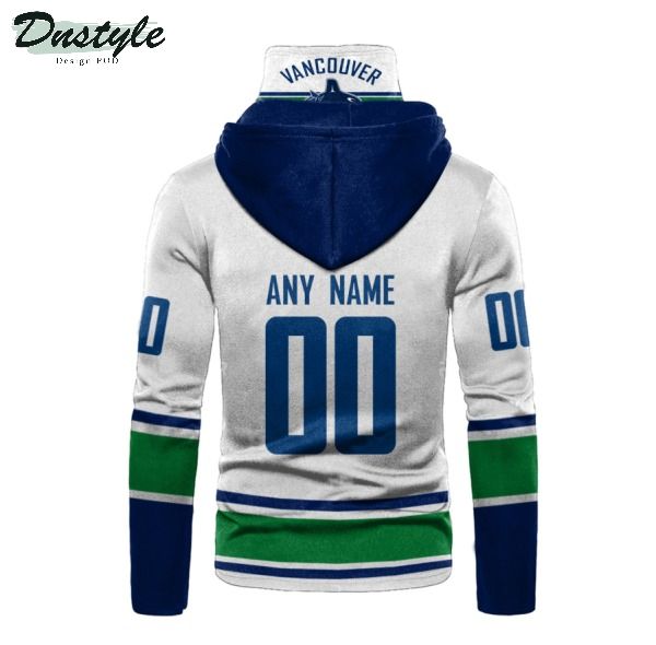 Vancouver Canucks NHL Personalized 3d Mask Hoodie