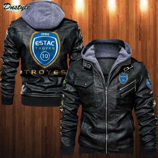 ESTAC Troyes Hooded Leather Jacket
