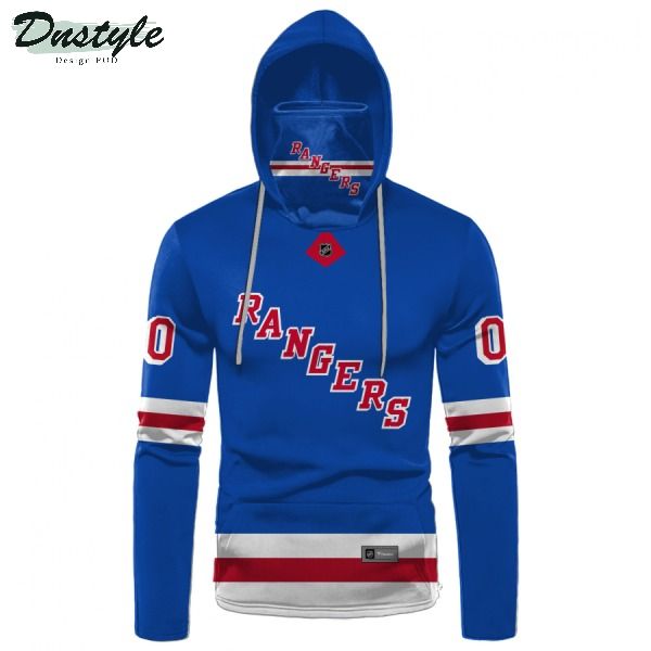 New York Rangers NHL Personalized 3d Mask Hoodie