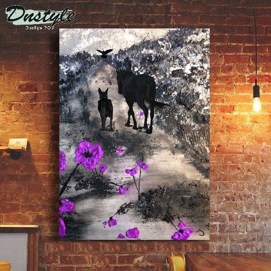 Animals Served In The War Purple Poppy Lest We Forget Poster
