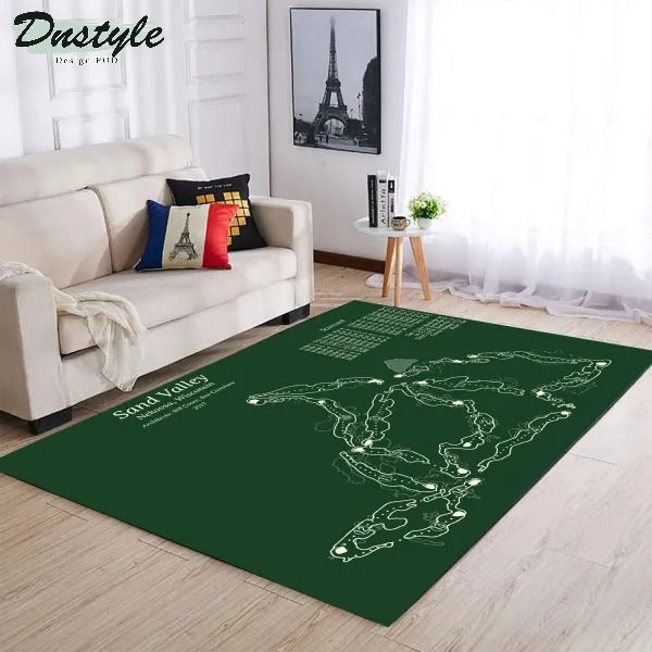 Sand valley golf course area rug