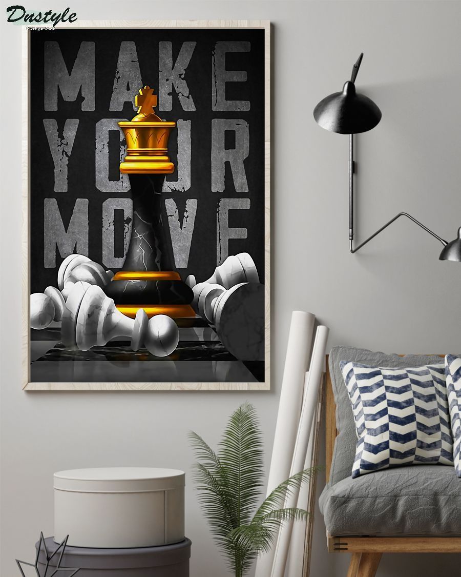 Chess Make Your Move Vertical Poster 1