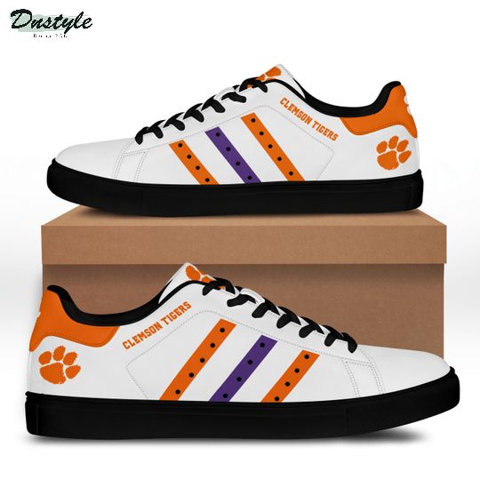 Clemson Tigers stan smith low top shoes