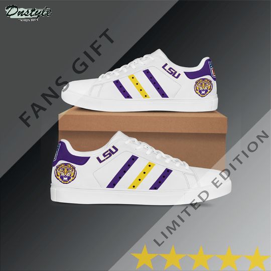LSU Tigers football stan smith low top shoes