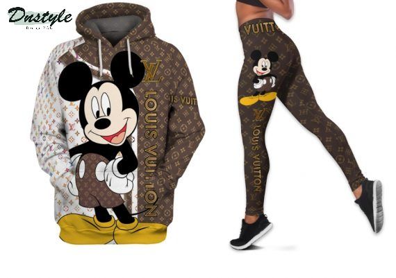 Disney Mickey Mouse Louis Vuiton Hoodie and Legging