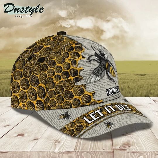 Let it bee personalized name cap