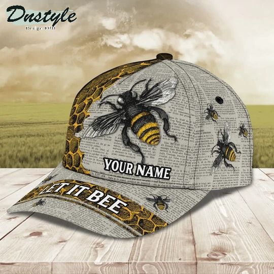 Let it bee personalized name cap