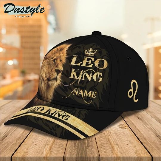 Leo King Personalized Name Cap