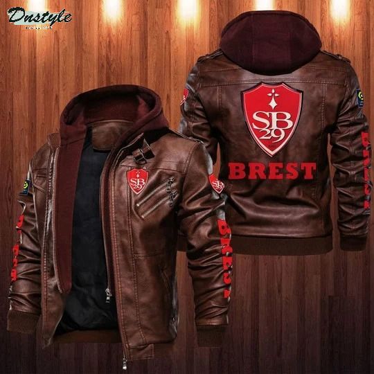 Stade Brestois 29 Hooded Leather Jacket