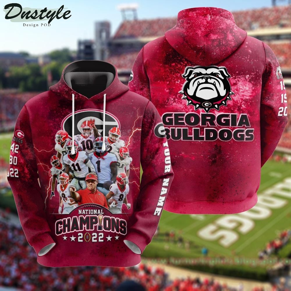 Georgia Bulldogs National Champion 2022 3D All Over Printed Hoodie