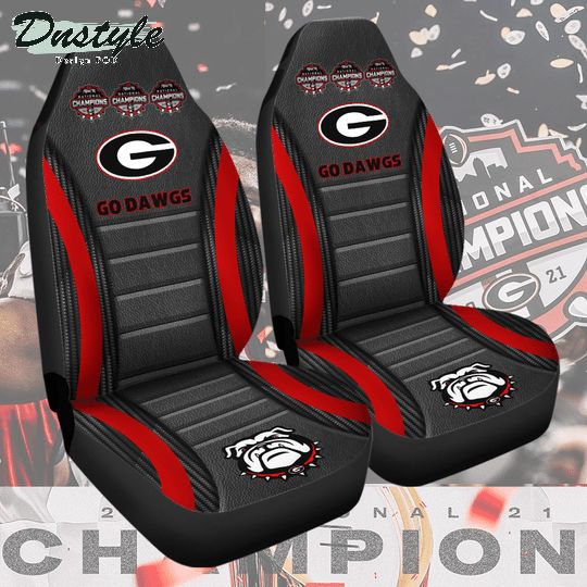 Georgia bulldogs champion car seat cover
