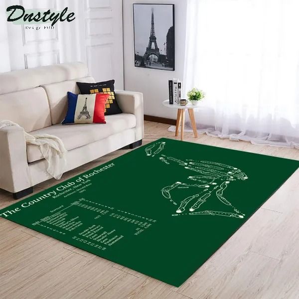 The country club of rochester golf course area rug