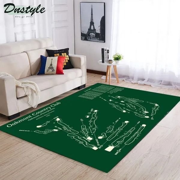 Oakmont country club golf course area rug