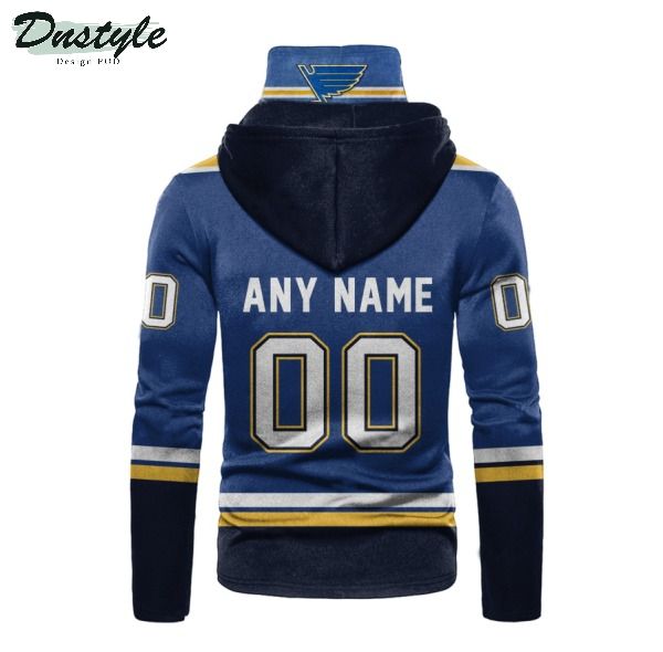 St louis blues NHL Personalized 3d Mask Hoodie