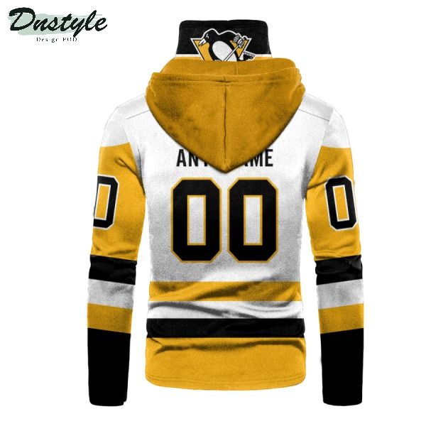 Pittsburgh Penguins NHL Personalized 3d Mask Hoodie