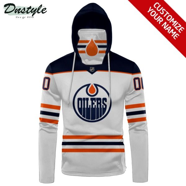 Edmonton Oilers NHL Personalized 3d Mask Hoodie