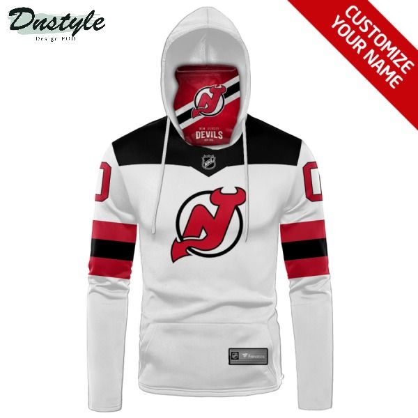 New Jersey Devils NHL Personalized 3d Mask Hoodie