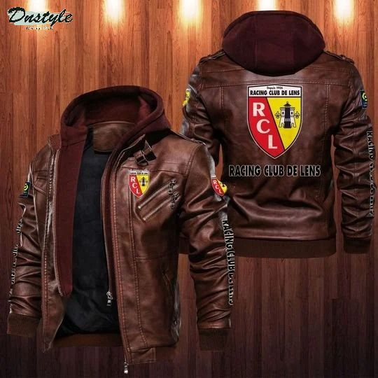 Racing Club de Lens Hooded Leather Jacket