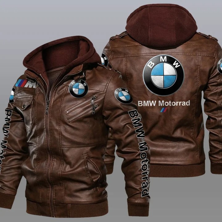 BMW motorrad hooded leather jacket 1