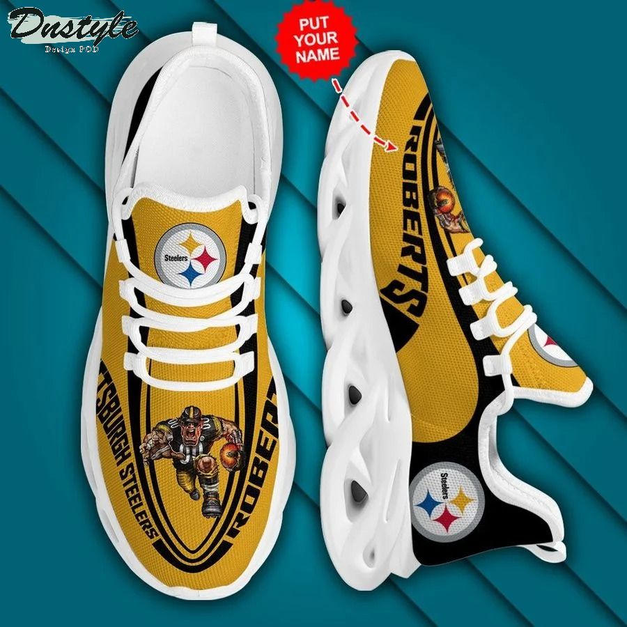 Personalized NFL Pittsburgh Steelers Max Soul Sneaker 
