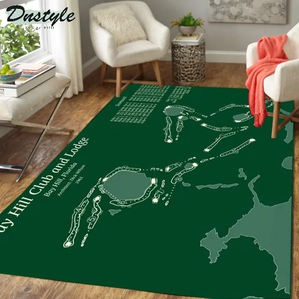Bay hill club and lodge golf course area rug