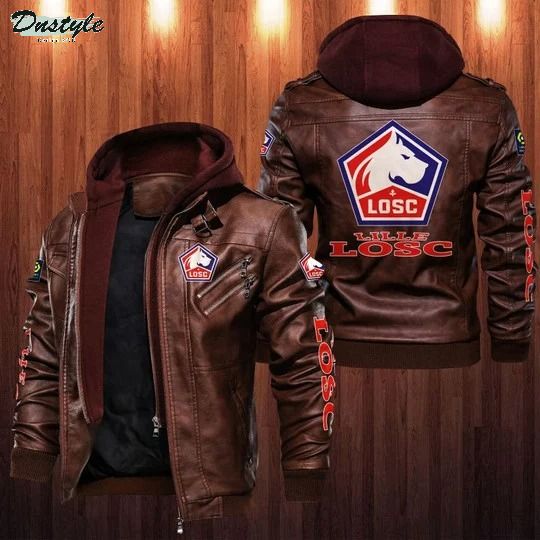 LOSC Lille Hooded Leather Jacket