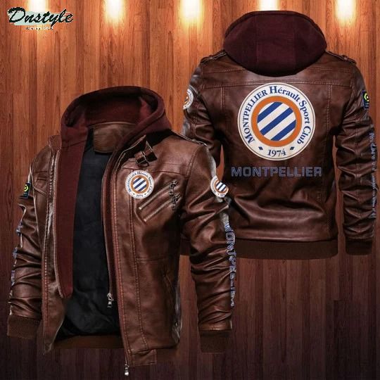 Montpellier HSC Hooded Leather Jacket