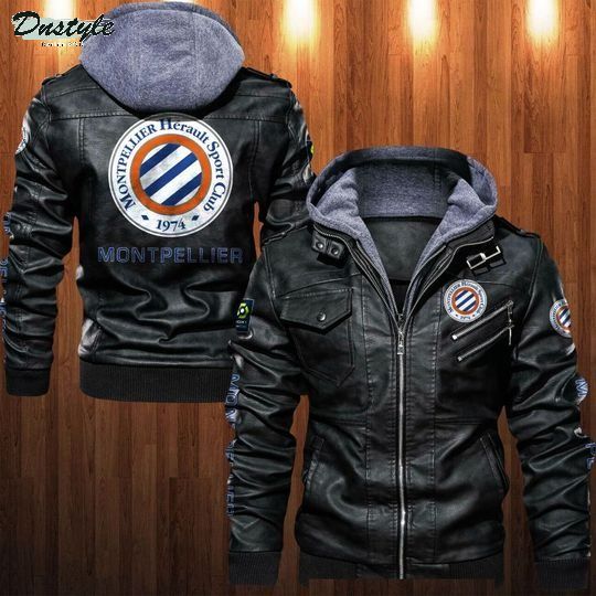 Montpellier HSC Hooded Leather Jacket