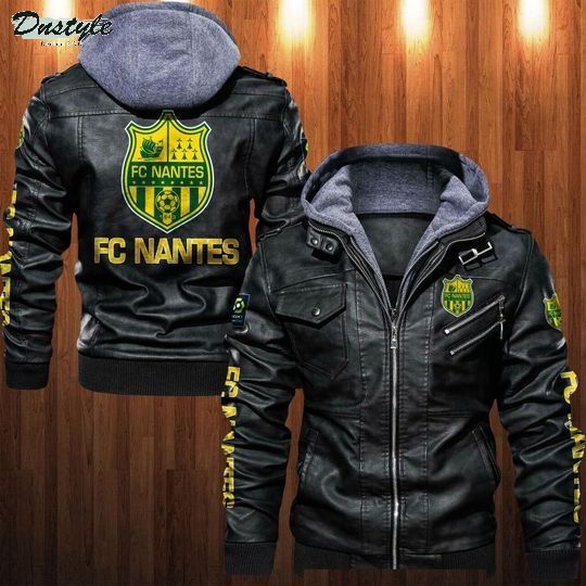 FC Nantes Hooded Leather Jacket