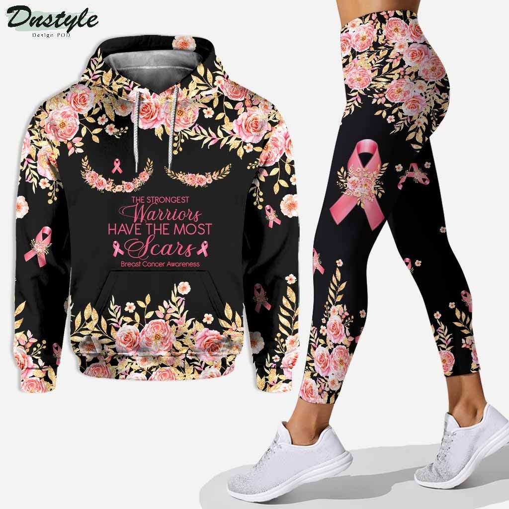 Breast Cancer Awareness Scars Personalized Hoodie and Legging